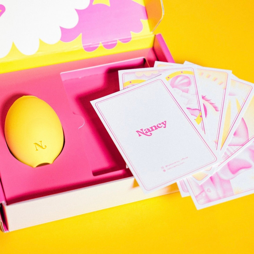 Lemon sex toy — with pouch